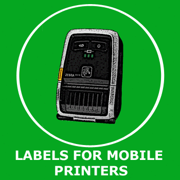 labels for Zebra mobile printers